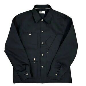 Coverall Jacket Japanese Selvedge Denim (Black)